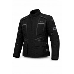 SM RACE WEAR HIGHLAND 2 BLACK turystyczna kurtka motocyklowa 3 warstwy